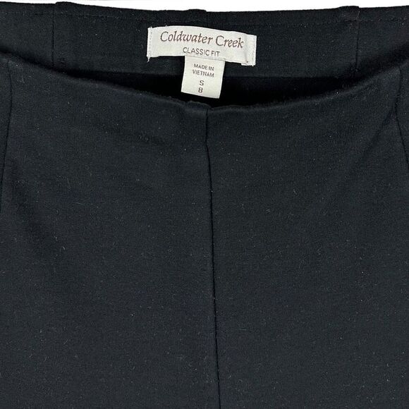 Coldwater Creek Classic Fit Pant size Small or 8 Black - Picture 4 of 4